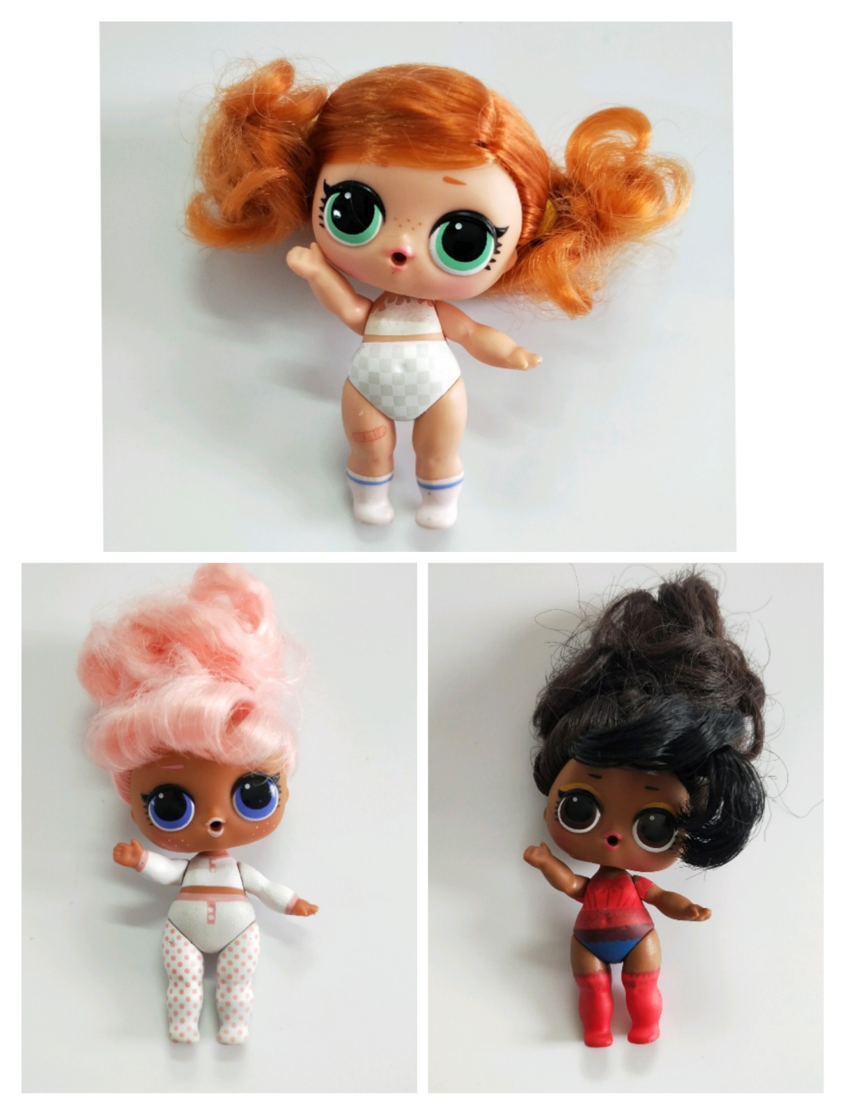 Loose Goods 5 Generations Surprise Doll Plant Hair Doll Body Color Change Model Paparazzi Changing Toy Gift Pendulum