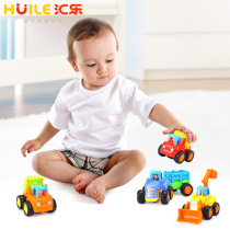 Huile toy 326 inertial car engineering car Childrens car baby excavator toy car boy set