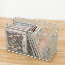 Metal Wrought iron CD box storage frame DVD disc record Home toy finishing rack can be superimposed storage large capacity