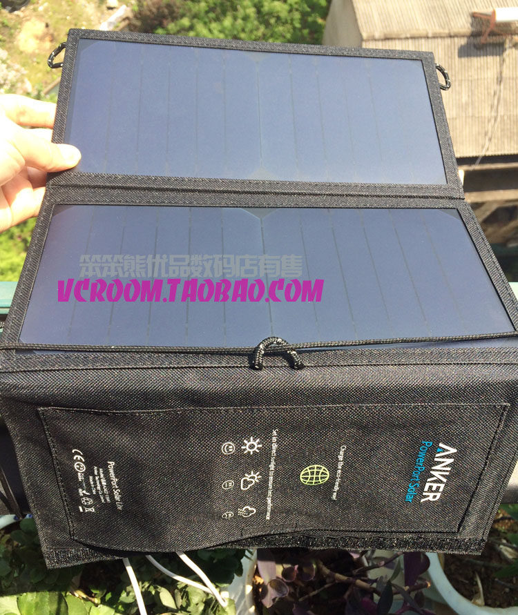 Зарядное устройство 美国安科anker高效转换15w/21w大功率便携式电源野营太阳能充电器