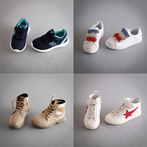 Boy Casual Shoes Tide Baby Han Edition Single Shoe Soft Bottom Light Casual Sports Net Shoes Spring Autumn Children Shoes Martin boots