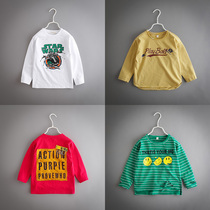 Boy Clothing Boy Long Sleeve T-Shirt Han Version Blouse 100 Spring Autumn Season Childrens Undershirt 90cm Children T-Shirt 2-Year 3 Old 3 Years Old