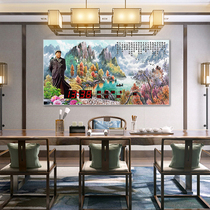 2021 New Mao Zedong Mao Zedong portrait hanging wall digital electronic perpetual calendar wall hanging home living room clock