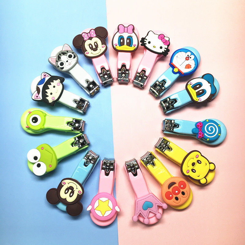 Cute cartoon baby nail clippers for newborn babies special young children nail clippers anti-pinch nail clippers