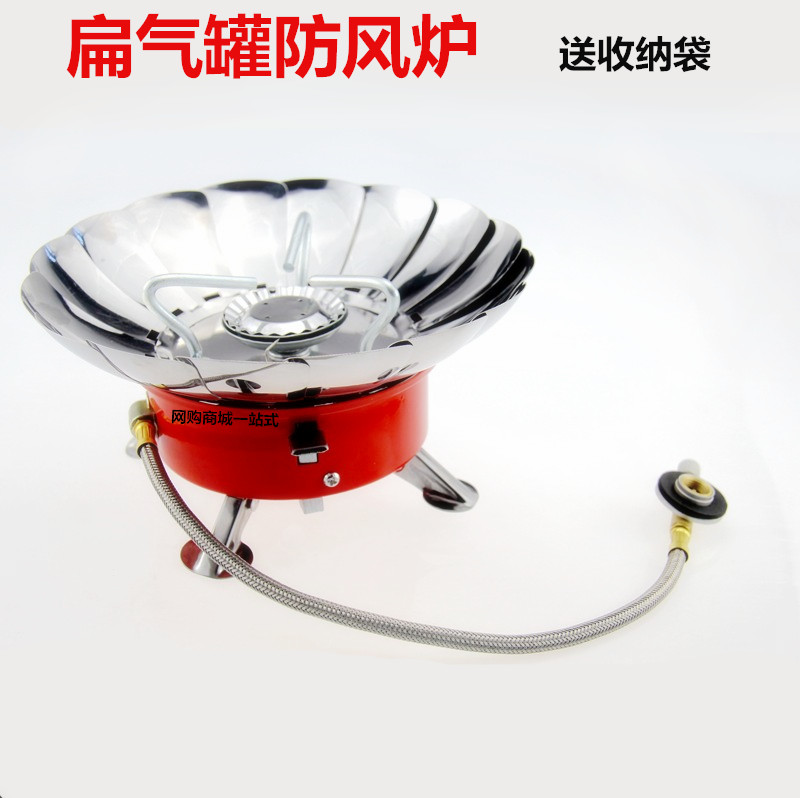 Bếp lò ngoài trời lớn bếp sen bếp cắm trại bếp gas dã ngoại bếp gas di động - Bếp lò / bộ đồ ăn / đồ nướng dã ngoại bếp nướng than ngoài trời