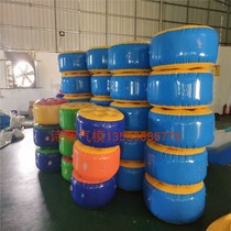 Inflatable round cake water pontoon floating air cushion duckweed fishing platform water breakthrough walking dragonfly point water round cushion