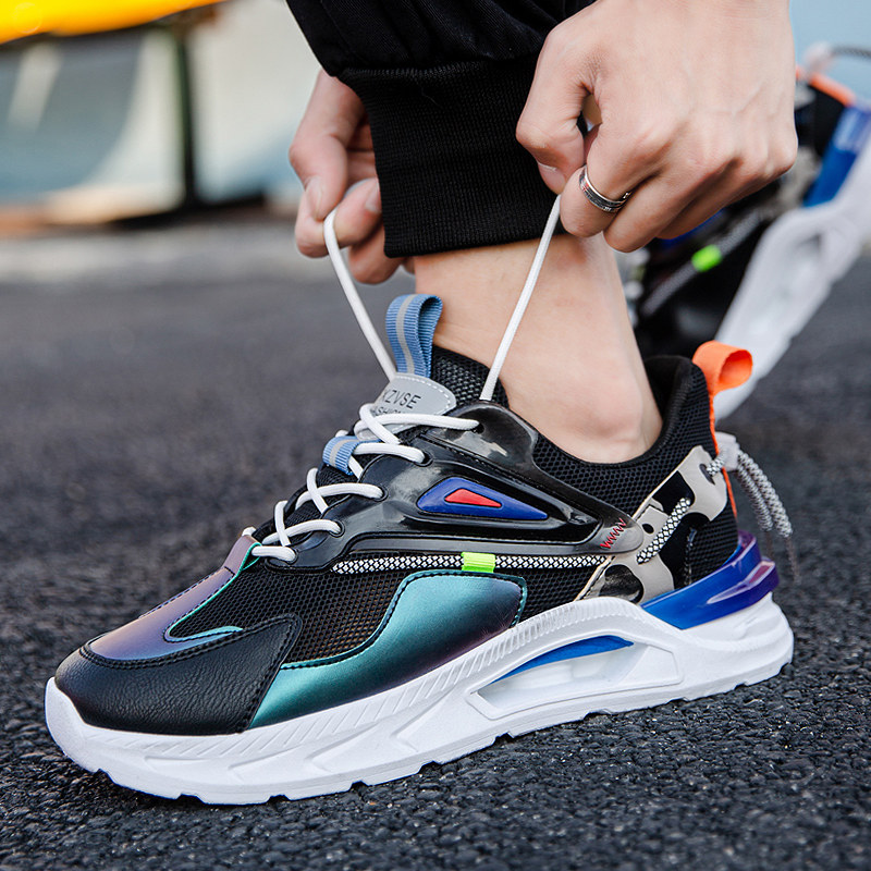 Men's shoes fashion casual sports shoes 2022 spring and autumn new breathable student youth daddy shoes ins tide