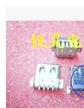 USB座 4PIN  A型母座 贴片 180度  常用电脑USB接口  10个=1.50