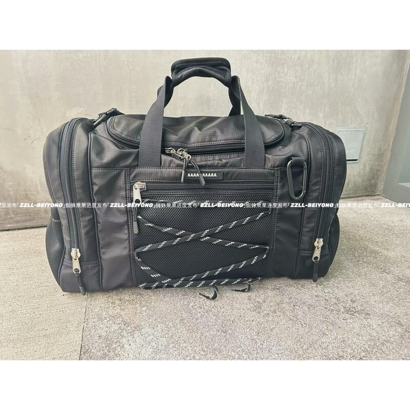 Hand-Woven Vana Ilusion Breathable Mesh Nylon Zipper Gym Bag Storage Tote Bag
