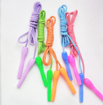 Hot fitness woven skipping rope slimming gourd plastic handle skipping rope adult children skipping rope