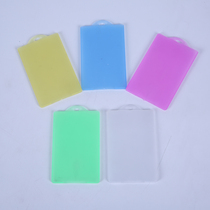 Frosted hard transparent plastic card cover bus card bank card student card IC identity card protective cover meal card cover