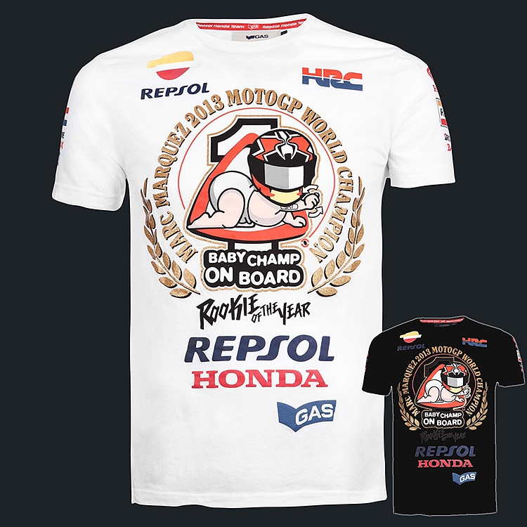 Motogp Racing Commemorative Shirt Summer Quick Dry Off Road Half Cut Sleeve No. 93 Marquis Fans Casual Riding T-Shirt