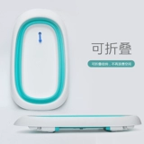 Детская складная большая ванна с сидением для домашнего использования для новорожденных, увеличенная толщина