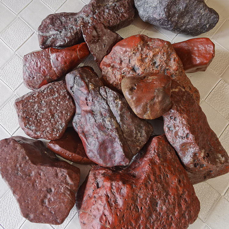 Xinjiang Red Yiding Meteorite Aquarium Gravel for Water Quality Improvement, Flower Cultivation, 950g Raw Mineral Gravel, Pet Stone