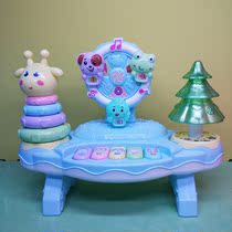 Puzzle birthday gift early education Boy male 1-2-3 years old 4 two halves three months baby Electric Baby 6-8 children