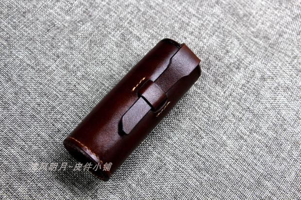 Clear Wind Handmade Leather Furniture Outdoor Leather Furniture Telescope Leather Cover Protective Sheath Head Layer Cow Leather Single-Barrel Telescope Leather Cover
