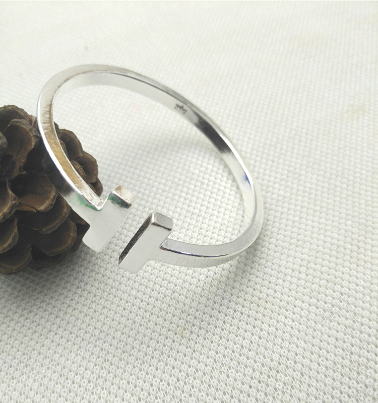 Vòng đeo tay đôi bằng bạc 999 sterling phiên bản tiếng Hàn của vòng đeo tay nam đơn giản để gửi cho bạn gái đến đơn đặt hàng chế biến bạc vòng phong thủy