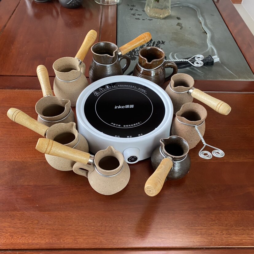 Canned tea Zisha pot fair cup tea maker Ningxia Gansu Shaanxi high temperature resistant glass Northwest tea jar