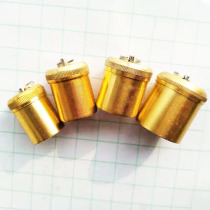 Fishing rod rear plug with outer diameter of outer diameter 8 5-26 5 fish Rod nut aluminum alloy tail plug hand Rod copper plating