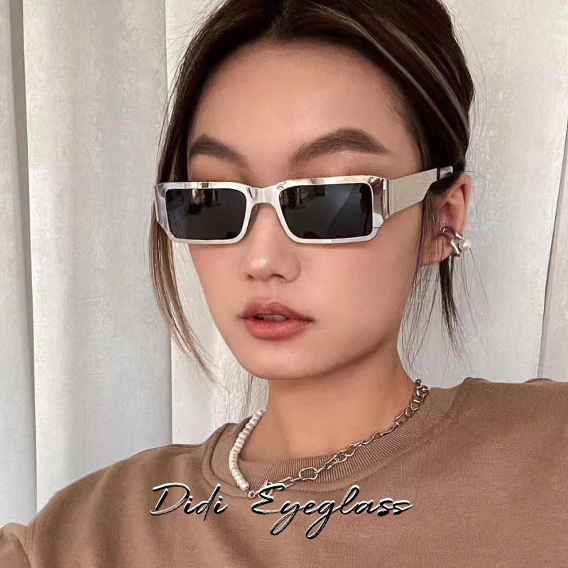 European and American Style Retro Small-Frame Sunglasses ins Internet Celebrity Style Street Photography Quirky Sunglasses for Men and Women Trendy and Super Cool