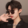 Cai Xukun Sunglasses for Men, Korean Style Trendy ins Internet Celebrity Men's Retro Square Frame Driving Sun Protection Polarized Sunglasses for Women