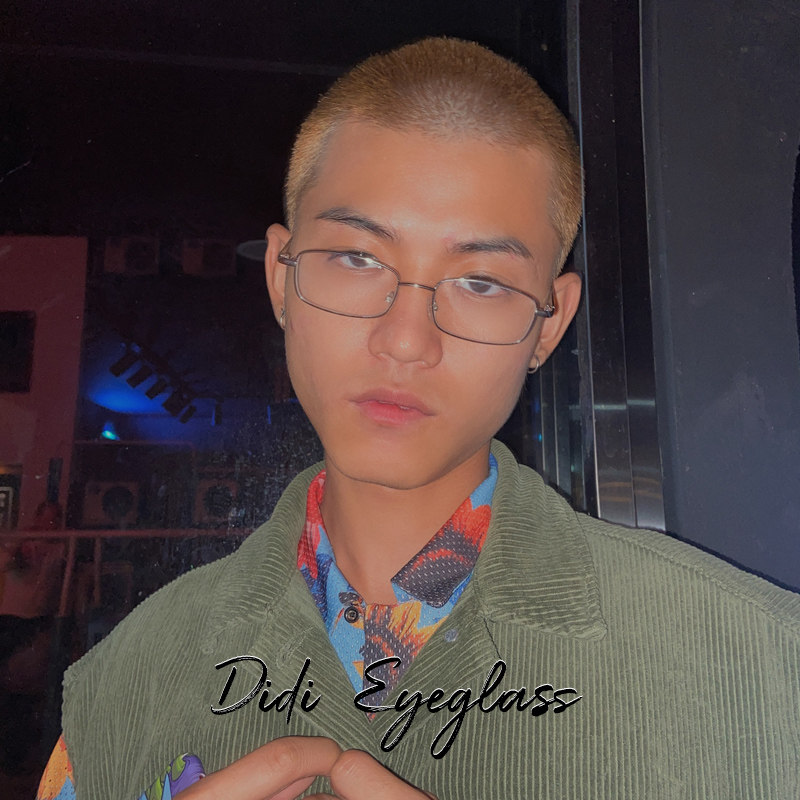 Rectangular Small Frame Glasses for Men, Japanese Retro Gold Wire Student Prescription Glasses Frames for Women, Trendy Street Style