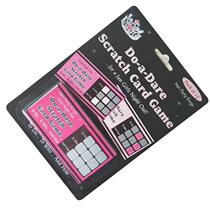 Creative bachelor Party card scratch card game card Grand Adventure Bachelorette Hen Party