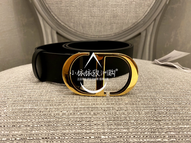 European Dior Dior ladies belt leather belt Montian 30 Width 3 5CM B0077UVWV