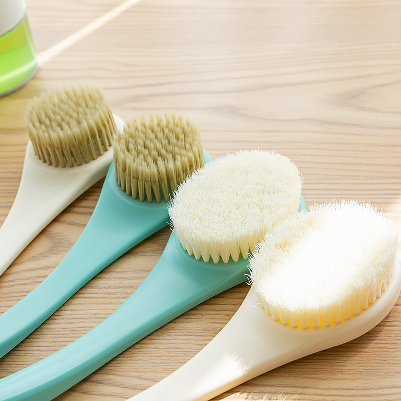 Japanese bath bath artifact Rub bath back long handle rub back bath brush Rub mud bath brush Do not ask for people to rub back arc