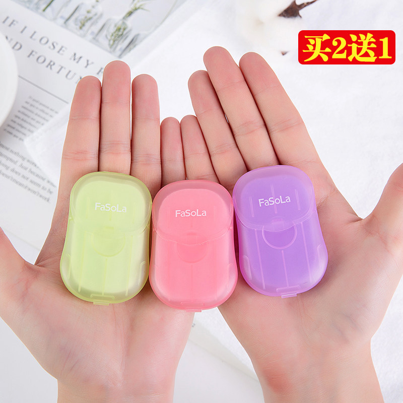 Japanese Soap Sheet Travel Portable Disposable Handwashing Soap Sheet Clean Except Bacteria Antibacterial Soap Paper Carry-on