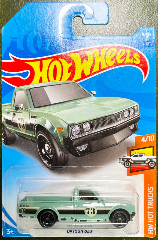 [Summer Promotion] Hotwheels Hot Wheels Alloy Car Model Datsun 620 Pickup Truck in Stock