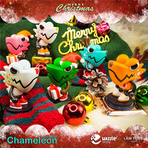 Chameleon Christmas blind box Wazzup Lam Toys UV thermal sensing Chameleon toy doll ornaments