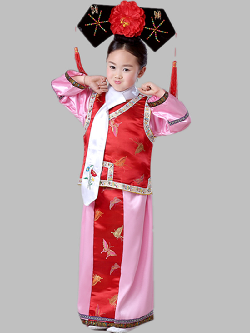 Trang phục trẻ em, nhà Thanh, quần áo Gege, bé gái, Công chúa Ge, Công chúa, Hoàng tử Studio, trang phục chụp ảnh quan ao tre em