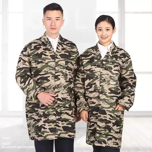 Нагрудник, униформа медсестры для работы подходит для мужчин и женщин, длинный лонгслив, фартук, пылезащитная крышка