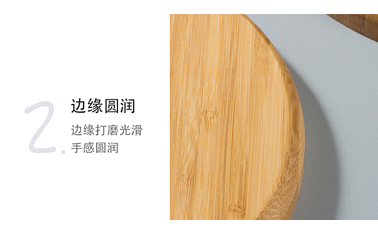 Nhật Bản phong cách khay gỗ tre tròn Đĩa tre tấm gỗ khay gỗ khay trà tấm nướng tùy chỉnh logo - Tấm khay trà đẹp