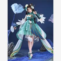 King of Glory cos suit Xiao Qiao Green Snake optimized version cosplay game animation costume female