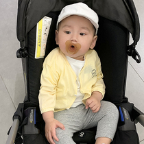 Baby sunscreen Summer pure cotton slim Breathable Baby Jacket Female Boy Cardiovert summer Air conditioning One year old