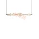 Japanese restaurant chandelier B&B bar long silk lighting wabi-sabi style bedroom floor lamp designer cream lamp