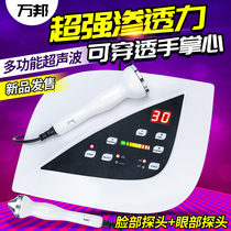 Beauty salon ultrasonic beauty instrument import and export black discharge instrument Household ion import moisturizing moisturizing skin rejuvenation instrument