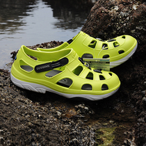 Nouvelles chaussures de pêche dété chaussures de grotte de pêche de bateau de pêche en mer antidérapantes sandales décontractées de pêche Luaji pantoufles résistantes à lusure et respirantes