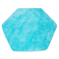Hexagonal childrens tent mat Bedroom living room environmental protection crawling mat Coral velvet mat Summer ice silk mat