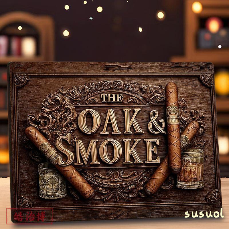 Retro Cigar Bar Decorative Painting, New Photo Frame Ornaments, Whiskey Bar Private Club, High-End Atmosphere Decoration Retro Cigar Bar Decorative Painting, New Photo Frame Ornaments, Whiskey Bar Private Club, High-End Atmosphere Decoration