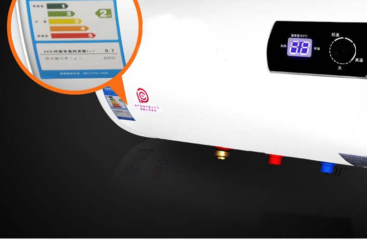bình tắm nóng lạnh Xinlian tốt vợ nước nóng hộ gia đình lưu trữ điện loại nhỏ phẳng thùng tắm vòi hoa sen phòng tắm 40 50 60 - Máy đun nước bình nước nóng ferroli