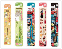  Japan imported skater cartoon Totoro McQueen baby childrens toothbrush baby tooth brush training tooth protection 3-12 years old