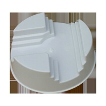 Station partition flower plant table tray Office card holder water tray round Cross cross T-shaped flower stand Green Flower