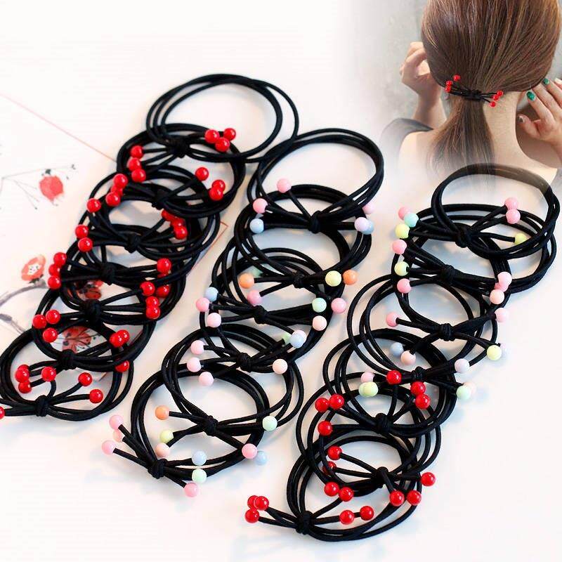 5-100 Korean version of the adult simple tie hair hair ring Hair ring Hair ornaments Rubber band leather sleeve tied ponytail unique female