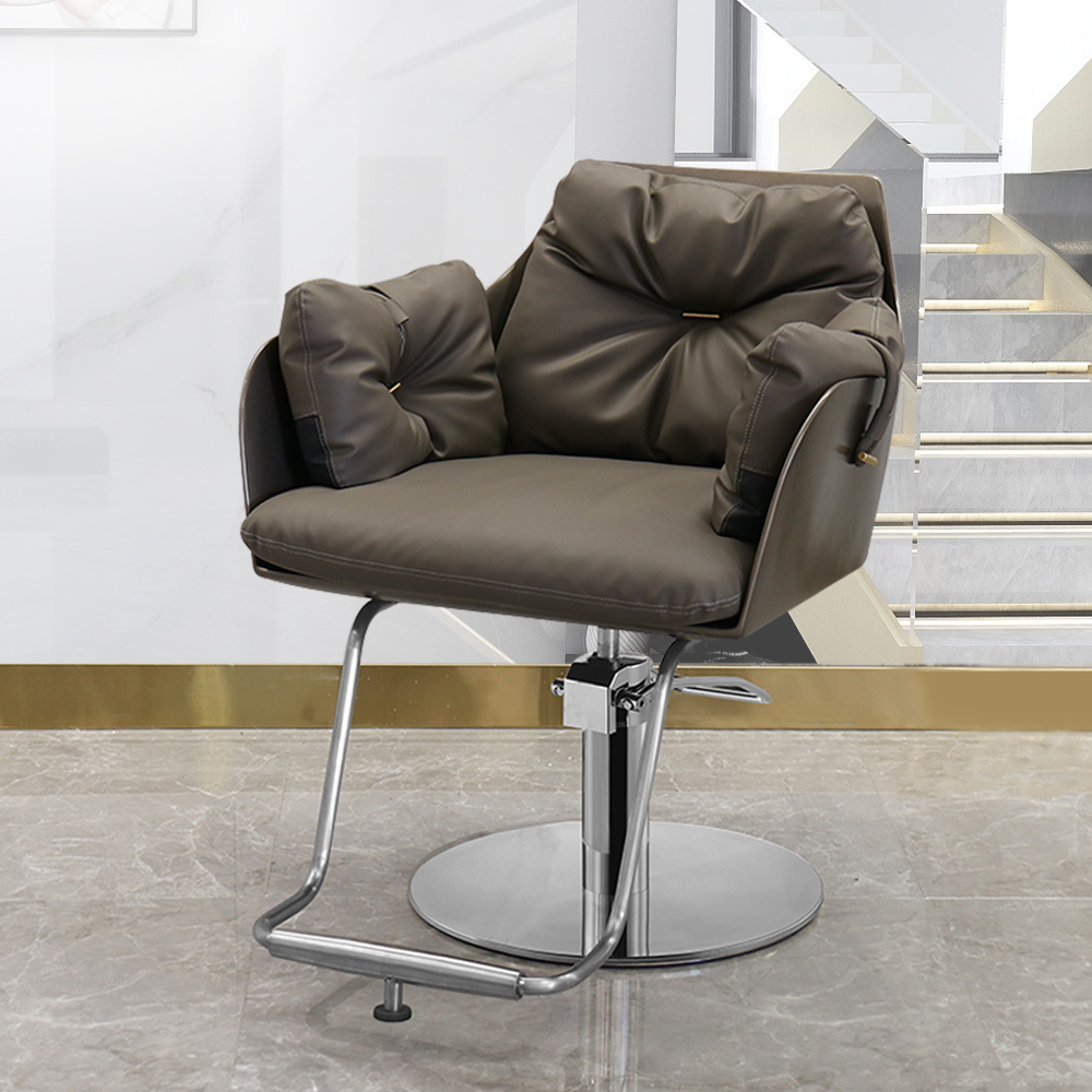 New Web Red Chair Hairdressshop Chair Upscale Haircut Stools Beauty Hair shop Hot Dye Chair