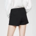Sp68 ma thuật quần short nữ 2019 hè mới thon gọn đen đen co giãn cao chân thẳng quần short uốn xoăn - Quần short thời trang nữ 2021 Quần short