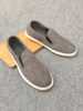 Winter plus velvet old Beijing cloth shoes men's thickened corduroy cloth shoes lazy slip-on warm and comfortable soft-soled shoes