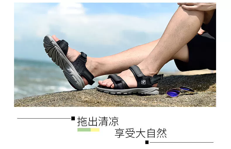 Pathfinder Beach Shoes Men Ngoài trời mùa hè Giày trượt tuyết Thể thao Casual Sandals dày Phụ nữ TFGE81955 - Khởi động ngoài trời